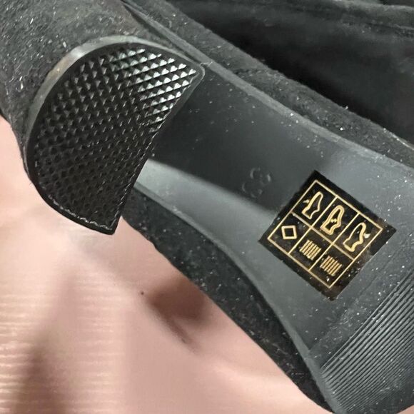 NEW Black Over the Knee Shoe’n Tale Heeled Boots - Picture 5 of 5